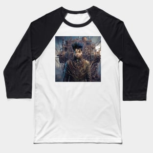 Gary Numan Steampunk Baseball T-Shirt